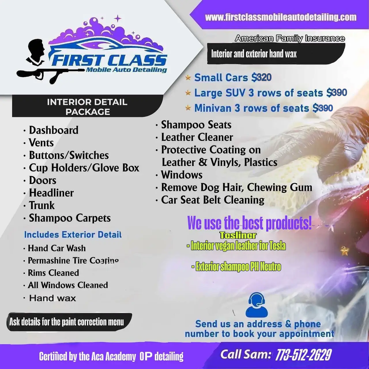 First Class Mobile Auto Detailing